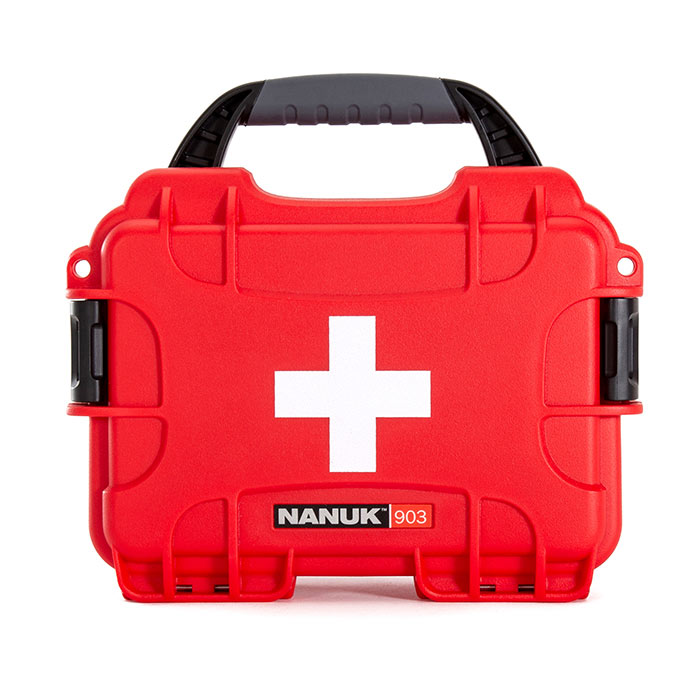 Nanuk 903 First Aid case Front