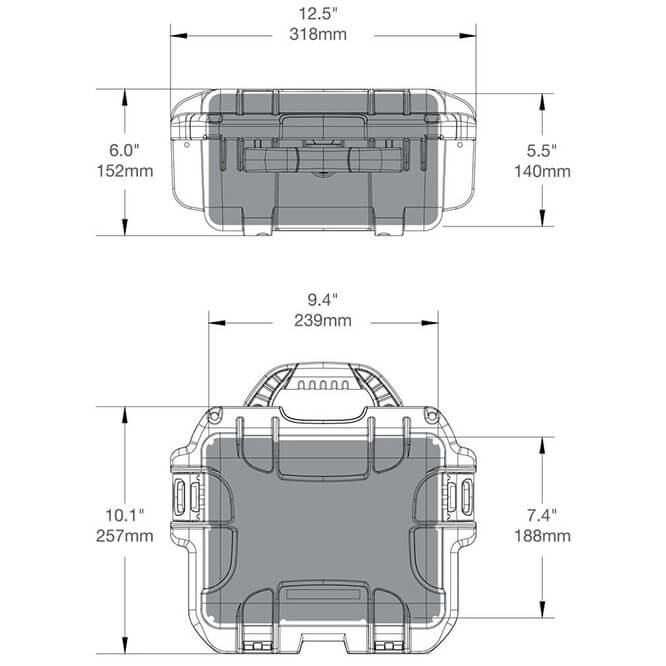 Nanuk 905 Dimensions