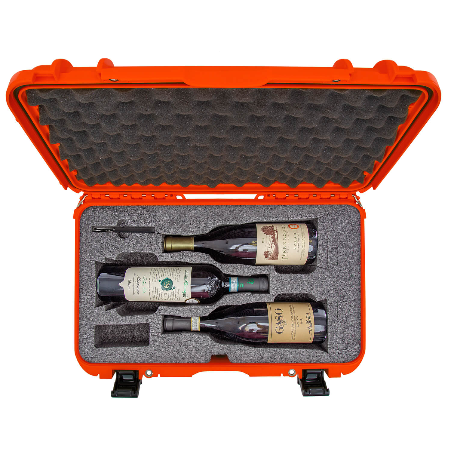NANUK 935 3 Wine Bottle Case orange