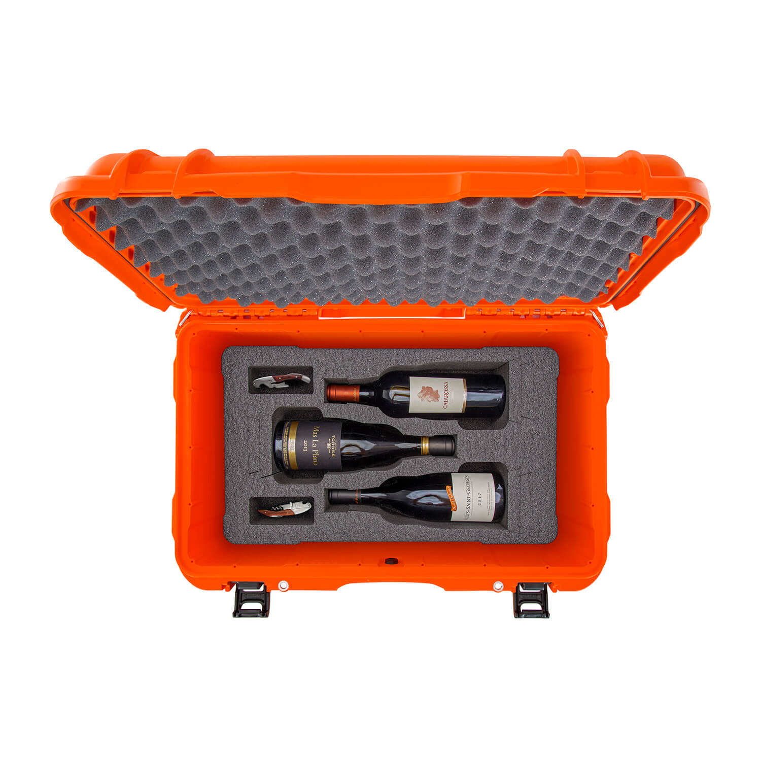 NANUK 938 6 Wine Bottle Case Latches orange
