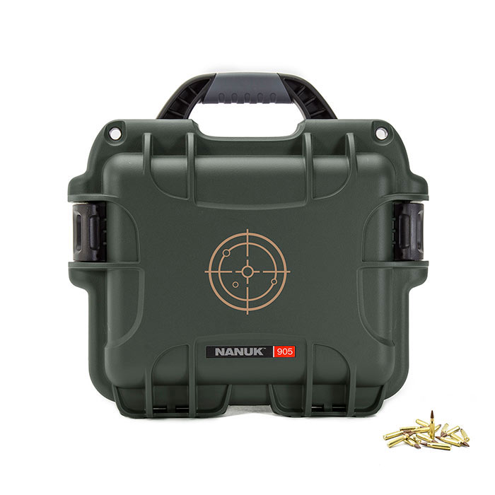 NANUK Firearms 905 Ammo Case Front olive