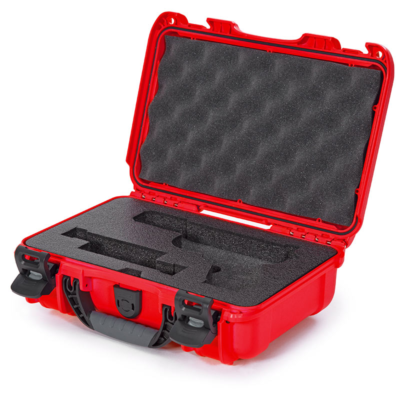 Nanuk Firearms 909 Glock Pistol Case red