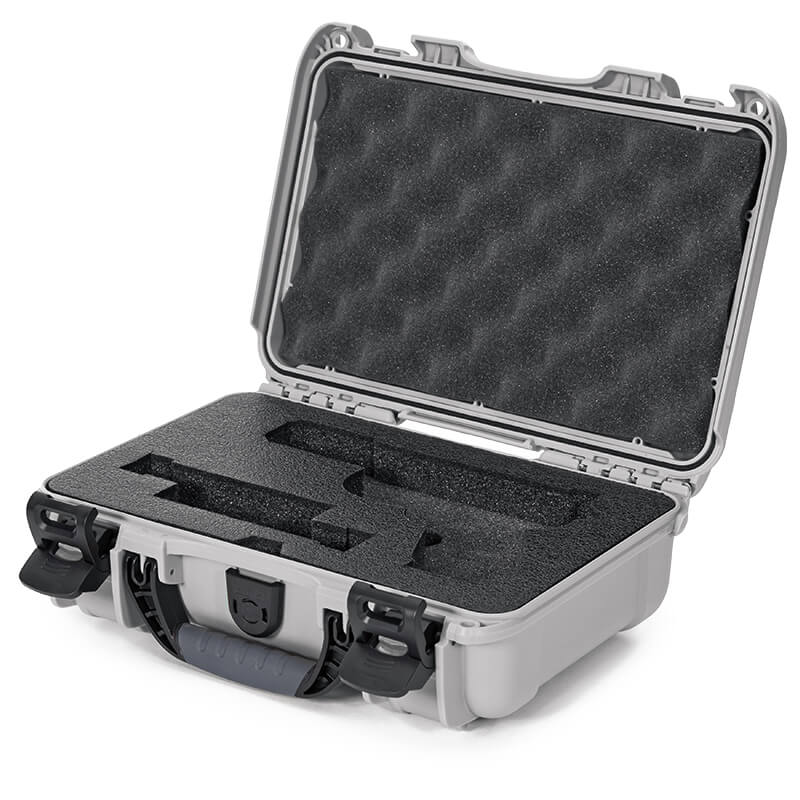 Nanuk Firearms 909 Glock Pistol Case Silver