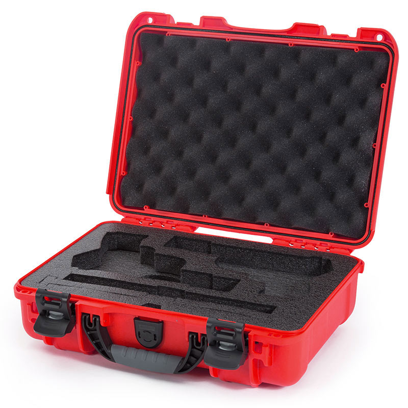 Nanuk Firearms 910 2UP Classic Pistol Case red