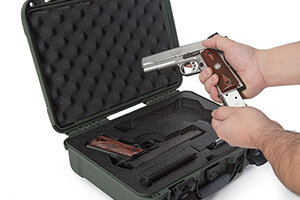 Nanuk Firearms 910 2UP Classic Pistol Case Lifestyle