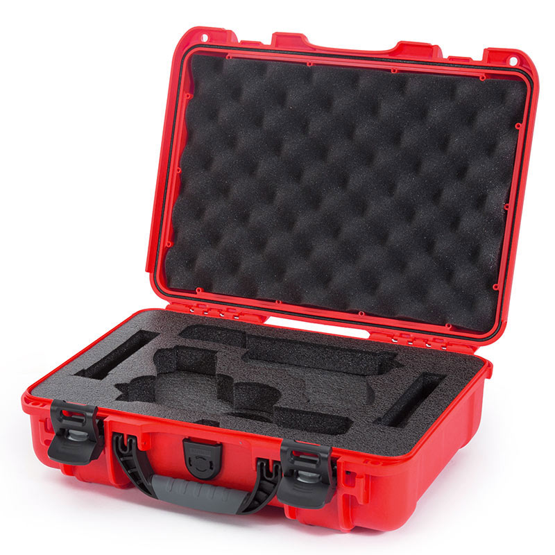 Nanuk Firearms 910 2UP Glock Pistol Case red