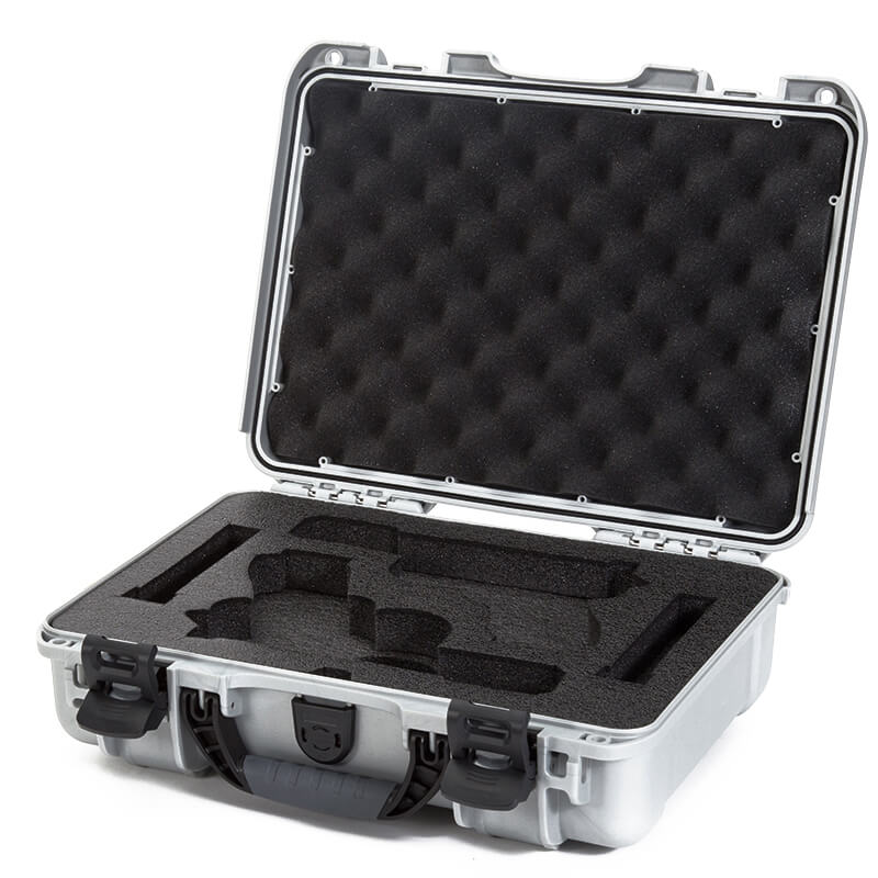 Nanuk Firearms 910 2UP Glock Pistol Case Silver