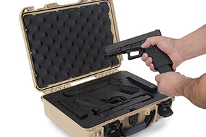 Nanuk Firearms 910 2UP Glock Pistol Case Lifestyle