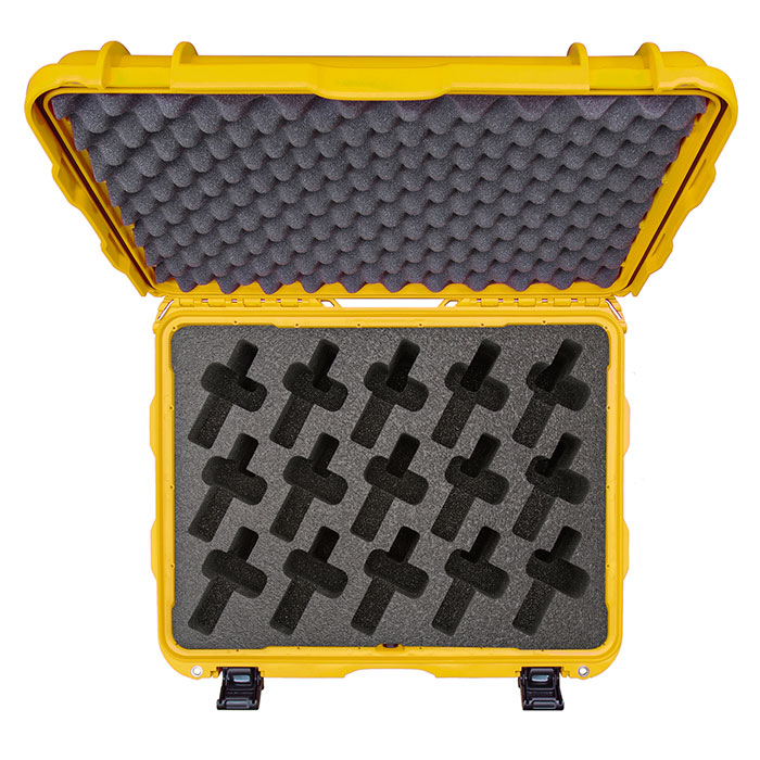 Nanuk Firearms 950 15UP Pistol Case yellow