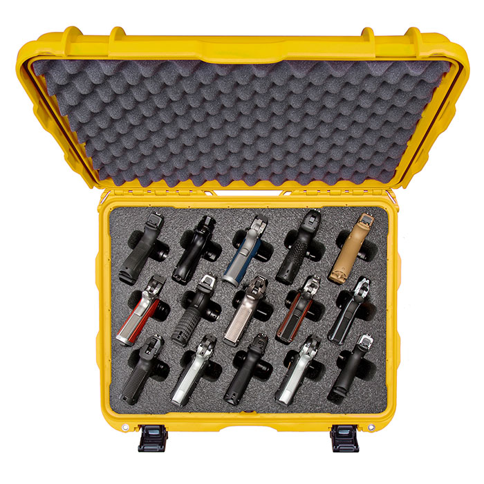 Nanuk Firearms 950 15UP Pistol Case yellow