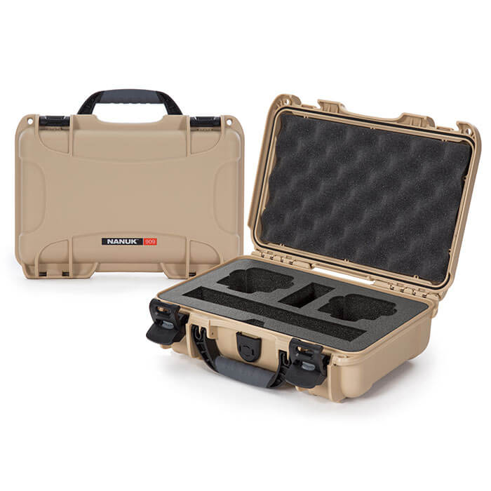 Nanuk Media 909 DJI™ Osmo Action Case Tan