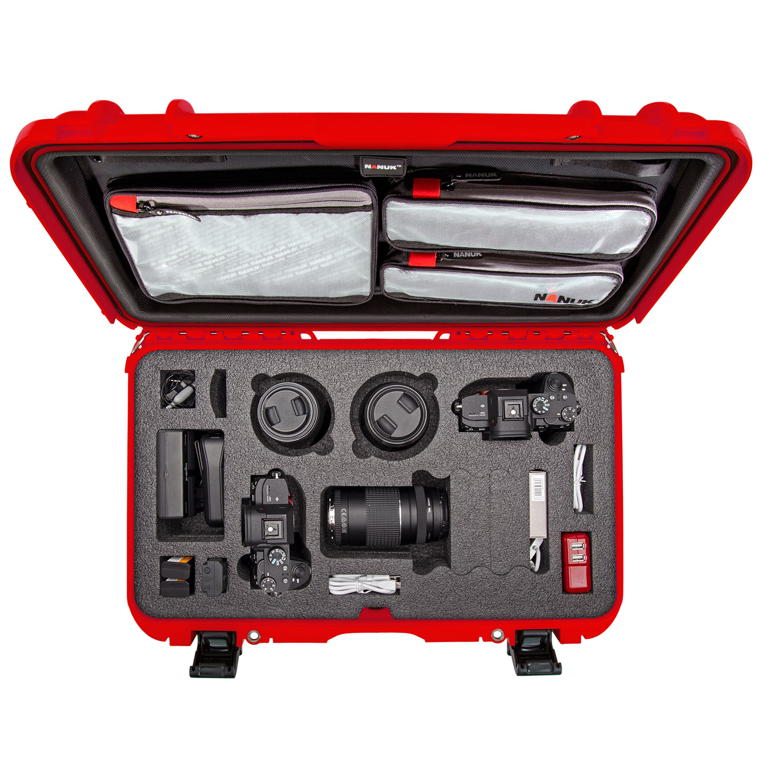 NANUK Media 935 DSLR Camera Case red