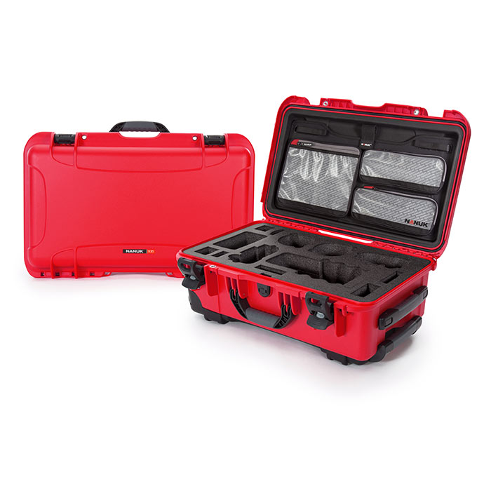 Nanuk Media 935 Sony red