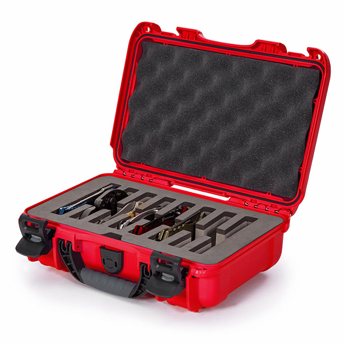 NANUK Outdoors 909 8-Knife Case red